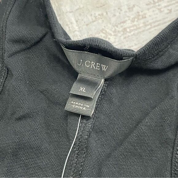 J. Crew Racerback Mini Tank Dress Black Size XL New with Tags Capsule Piece - Picture 9 of 11